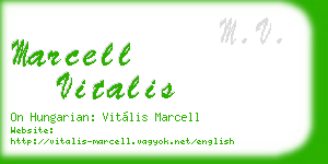 marcell vitalis business card