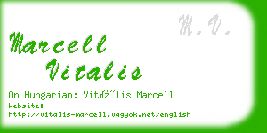 marcell vitalis business card